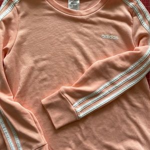 Adidas Women's peach color sweat shirt